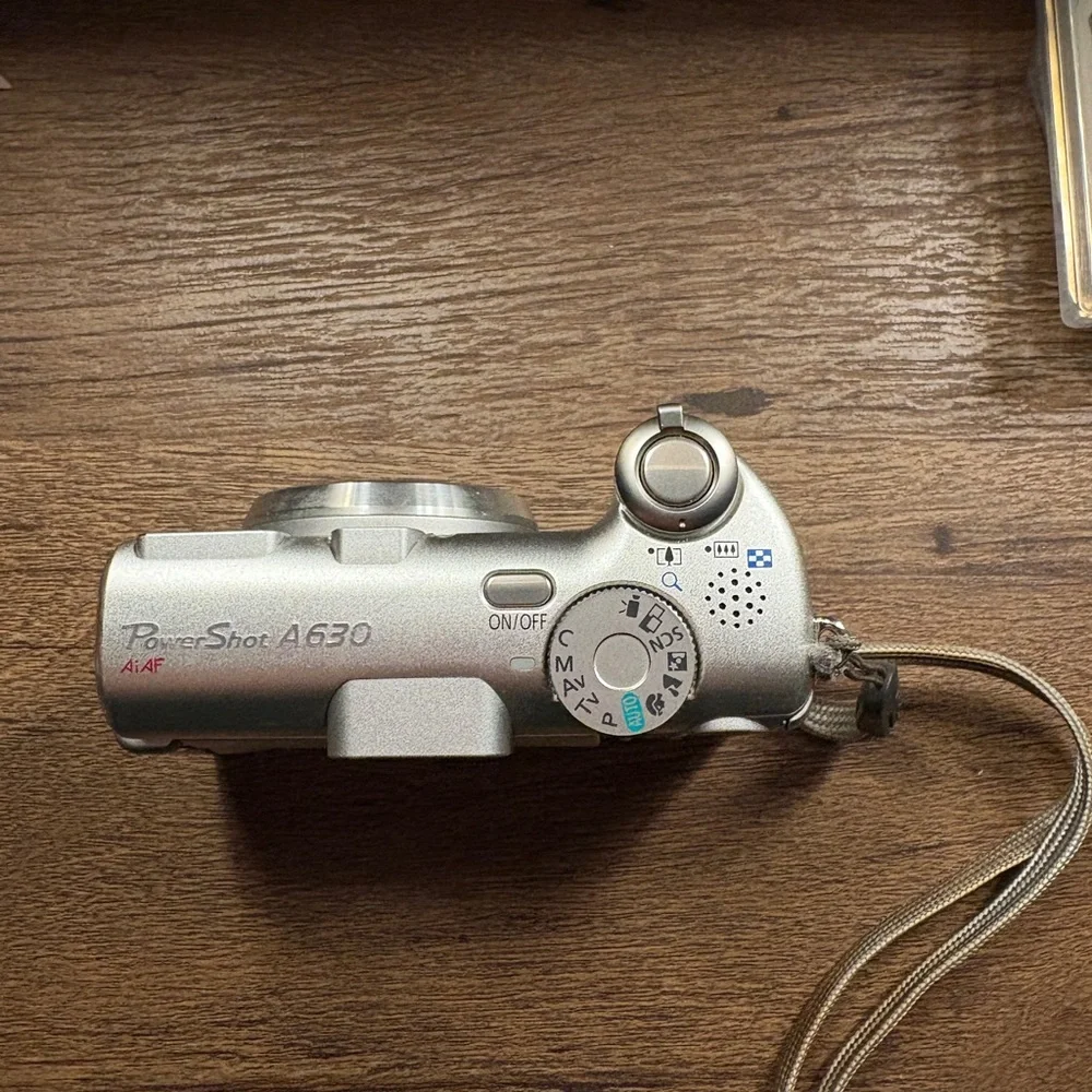 Canon PowerShot A630 Silver Camera